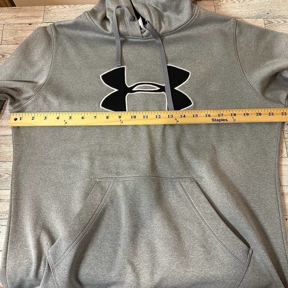 UNDER Armour | Hoodie Jacket | Size: LG | Gray - Picture 8 of 10